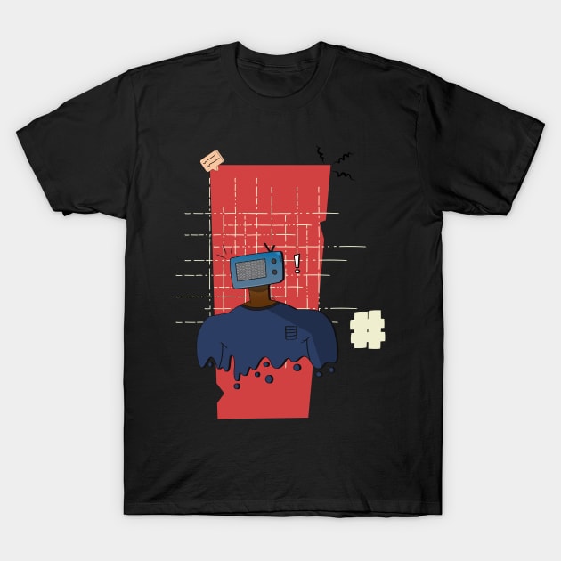 TV Man T-Shirt by shubhskv